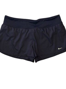 Women's NIKE Element 2.5" Inseam Swim Board Shorts with Liner NAVY BLUE Size XL